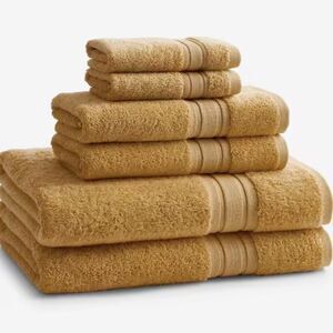 The Company Store
Company Cotton 6-Piece Honey Turkish Cotton Bath Towel Set